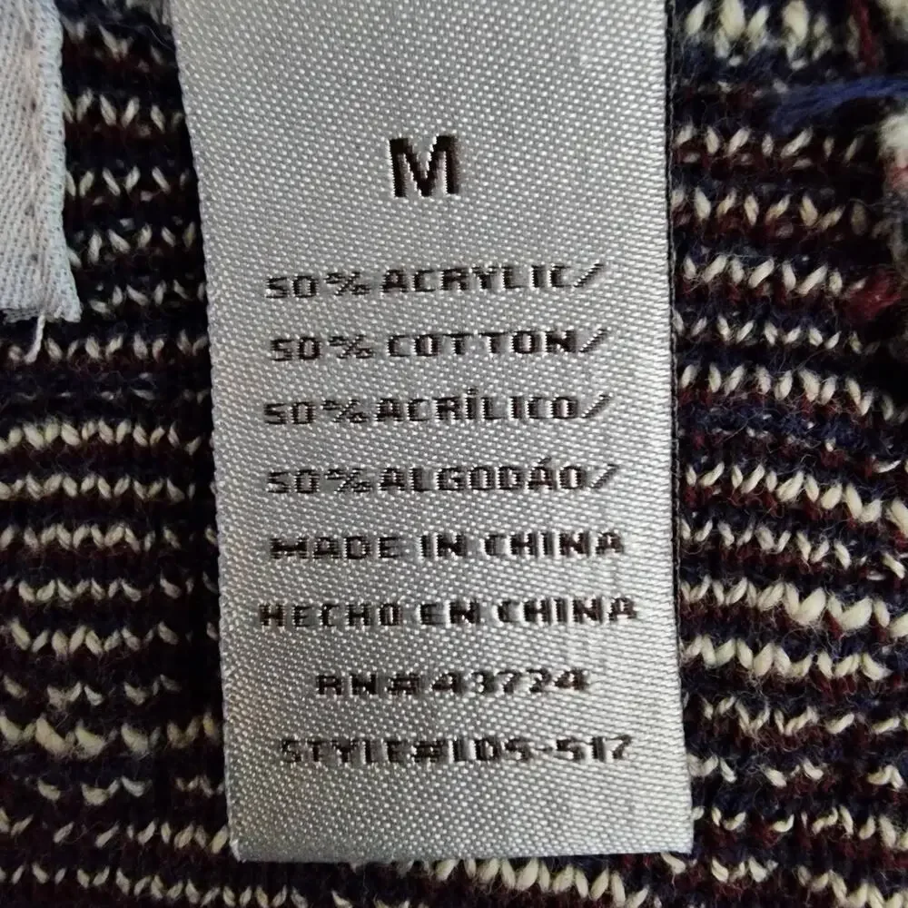 Le Moda Southwestern Aztec Print Multi-Color Cardigan | Women's Medium
